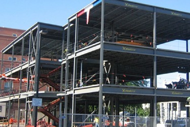 steel building construction